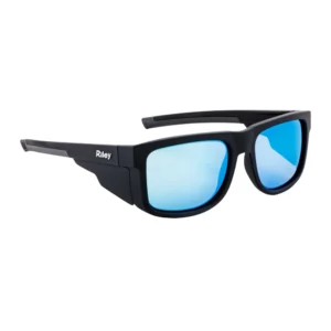 Riley Navigator Blue Ice Revo Mirror Lens Safety Spectacle
