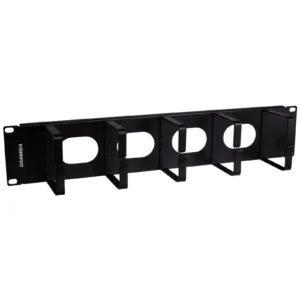 Gigamedia 19'' Rings Cables Management Panel 2U - Black