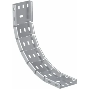 100mm Galv Medium Duty Return Flange Flexible Cable Tray Riser