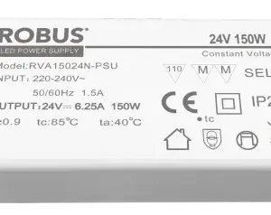 VEGAS 150W, 24V, IP20 constant voltage driver, non dimmable