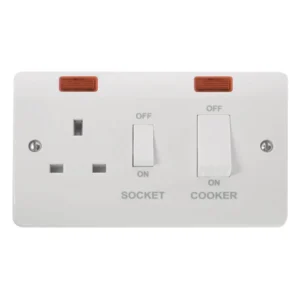 Cooker Control Unit Neon 45A White