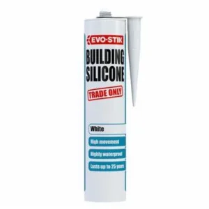 White C20 Cartridge Building Silicone Sealant