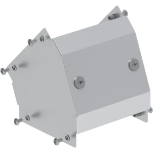150 x 150mm Galv Trunking 45 Deg Bend External Cover