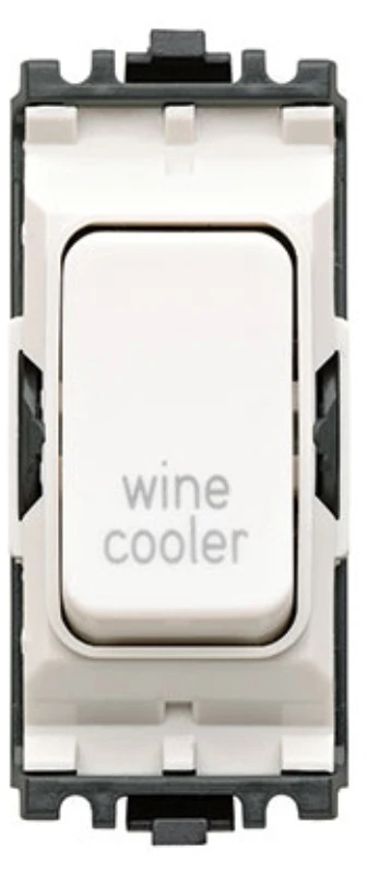 Grid Switch 1 Way DP Wine Cooler 20A White - Image 2