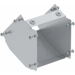 150 x 150mm Galv Trunking 45 Deg Bend Internal Cover