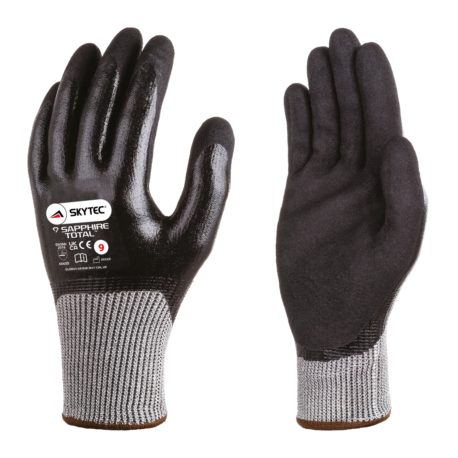 Skytec Oil Water & Cut Resistant E Grip Gloves - XL