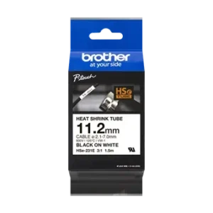 11.2mm Black on White Heat Shrink Tube