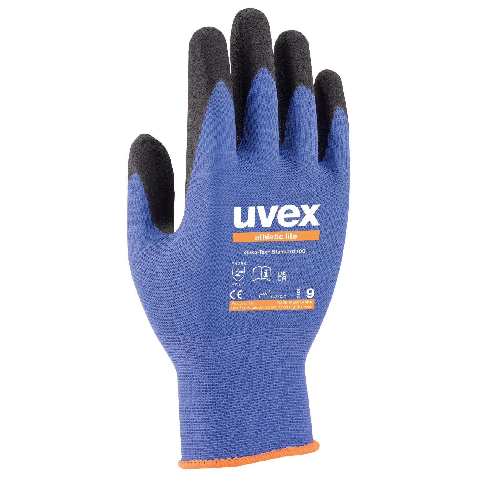 Uvex Athletic Lite Glove Size 9 - Image 2