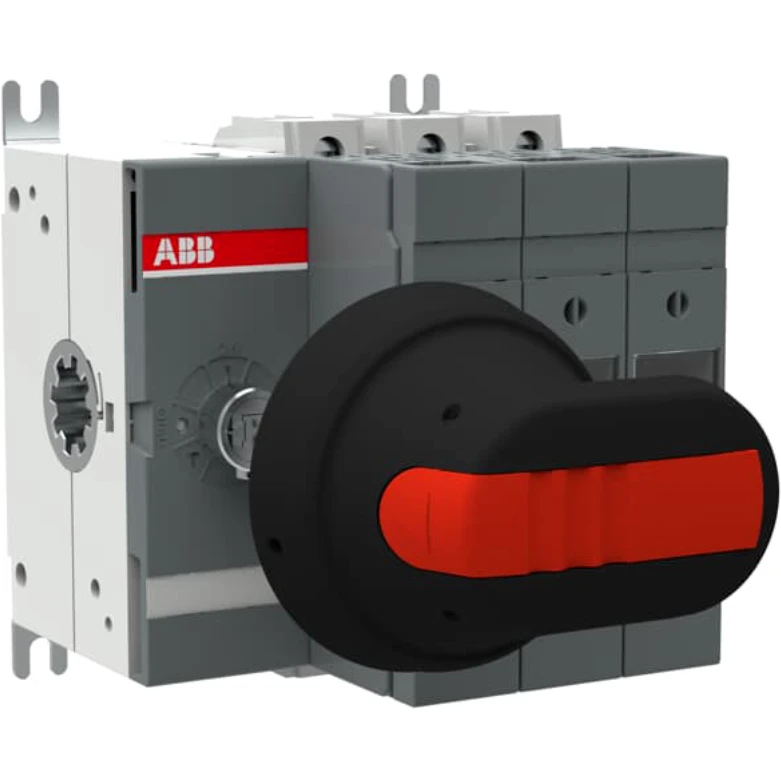3-Pole Left Side British Standard Handle And Shaft Included Front Operated Switch Fuse