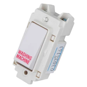 20A Double Pole Grid Switch Module Printed 'Washing Machine'