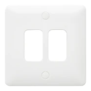 Grid Plate 2 Module White