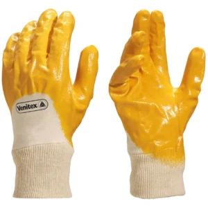 Yellow Light Nitrile Glove Ventilated Back Size 9