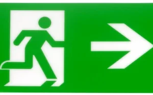 Lexington Pro Slim LED Exit Box Maintained 3Hr