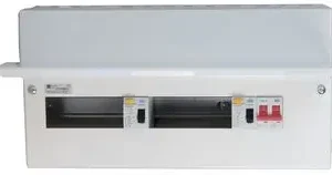 BG CFUD8613A 13 Way Dual RCD Consumer Units Unpopulated 1 X 80A 1 X 63A Type A