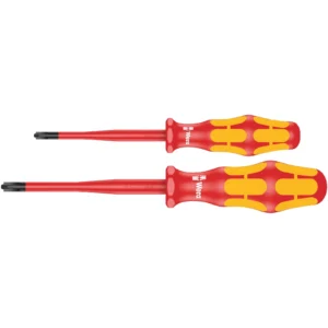 Wera WE006470 VDE Screwdriver Set Kraftform 165Is Pz/Sl 1-2 2 Pcs Plus Minus