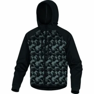 Moove Padded Jacket Black-Camouflage M