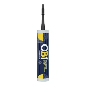 Ob1 Multi-Surface Construction Sealant & Adhesive Black 290ml