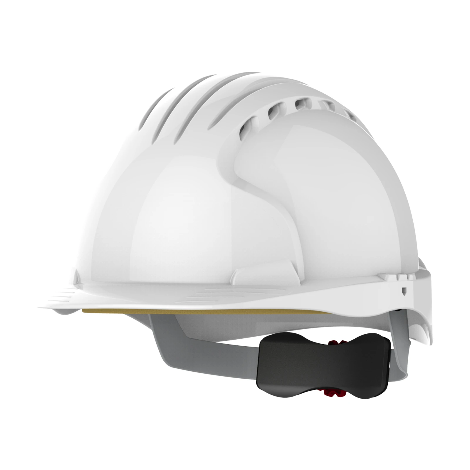 JSP White Vented Wheel Ratchet EVO 5 Olympus Global Standards Hard Hat - Image 3