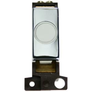 Polished Chrome 20A Click White Ingot Flex Outlet Module