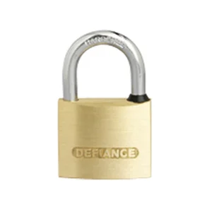 Medium Security Heavy 50mm Brass Chrome Padlock