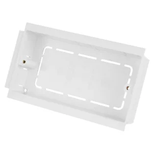 Marco DMTSB2-25 2 Gang Socket Mounting Box 25mm White