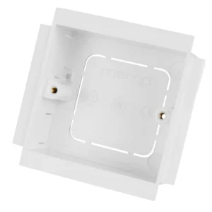 Marco DMTSB1 1 Gang Socket Mounting Box 35mm White