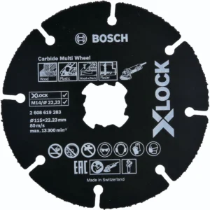 Bosch 2608619283 X-Lock 115mm Carbide Multi Wheel Cutting Disc