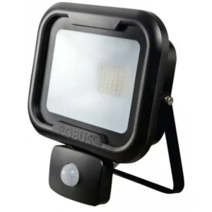 Floodlight Remy 4000K LED IP65 10W Black PIR+Junction Box