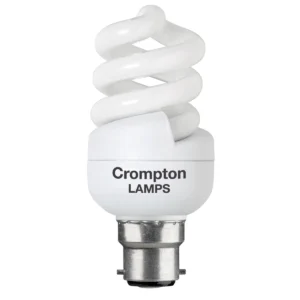 Crompton BPCFT211WWBC-1BL CFL T2 Ultra Mini Spiral 11W 2700K BC-B22d