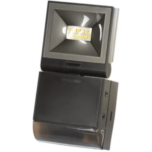 Floodlight LED Compact PIR 10W Black
