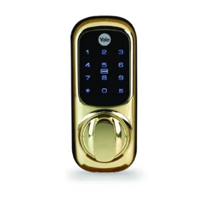 Keyless Connected Smart Lock Polished Brass