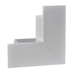 Schneider FAU75W Flat Angle for Trunking 75 x 75mm White