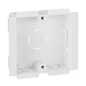 Box Socket Mounting 1 Gang 25mm UPVC White [Pack=10]