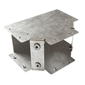 Legrand Tee 1 Comp Inside Lid Gusset 100X100mm Steel Pre-Galvanised IP30