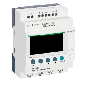 Modular Smart Relay Zelio Logic 10 I O 100-240V AC Clock Display