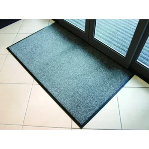 Coba Door Mat Matting Vyna-Plush 0.6 x 0.9m Black/Blue