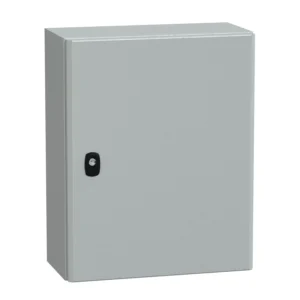 Spacial S3D Plain Door Enclosure w/o Mounting Plate H500xW400xD200 IP66 IK10 RAL7035