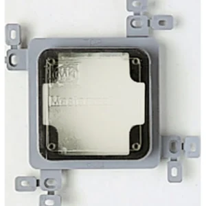 Frame 1 Gang Flush Plaster/Tile 135 x 135 x 34mm Grey