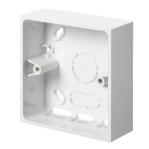 Mita TBU321W 1 Gang PVC-U Square Corner Box 32mm White