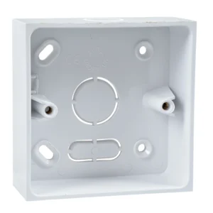 Mita KBU322 2 Gang PVC-U Square Corner Box 32mm White