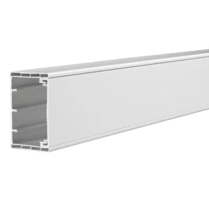 Dado Trunking 1 Compartment 100 x 60mm x 3m White UPVC Consort 106