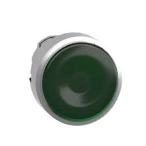 Illum. Push-On/Push-Off Pushbutton XB4 Flush Green