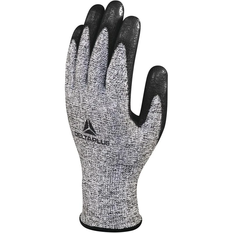 Delta Plus Knitted Econocut Glove Nitrile Coated Palm Gauge 13 Size 9 - Image 2