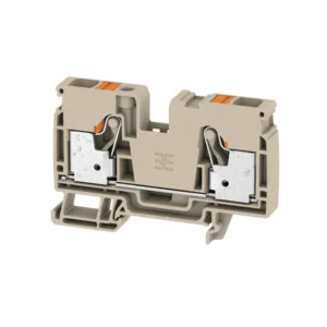 Feed-Through Terminal Push In 10 Mm 1000 V 57 A Dark Beige