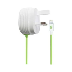 Juice JUI-MAINS-LIGHT 2.4A Lightning Mains iPhone Charger Green
