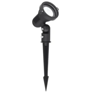 Aurora Spotlight GU10 Spiked 35W 240V 90mm Black Die Cast IP65