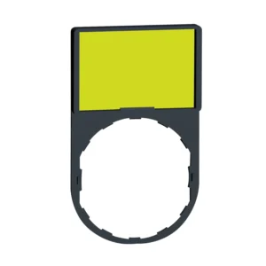 Blank Legend Plate 22mm 30x50mm WH or YL