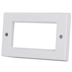 1 Gang 2 Module Euro Module Communication Mounting Plate