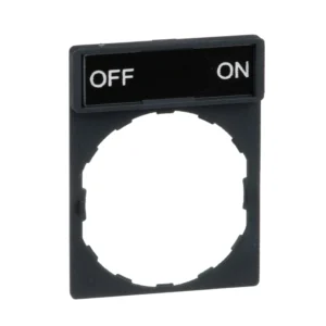 Legend Holder 30x40mm with Legend 8x27mm Withmarking Off-On