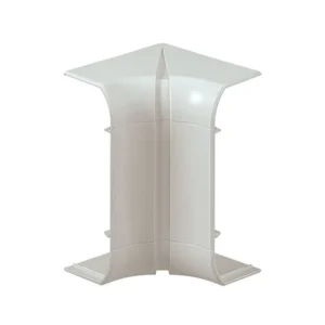 Corner Internal Flexible For 3D Antibac White PVC Dado Trunking